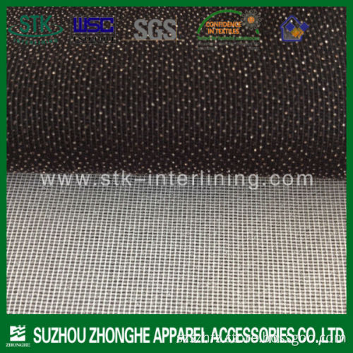 100% polyester warp knitting weft insert garment interlining fabric